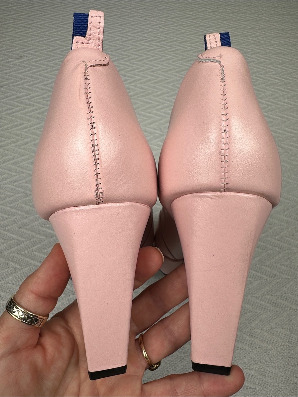 Dr. Liza Pink Platform Leather High Heel Comfort Pumps Luxury Pumps professional - Picture 9 of 16